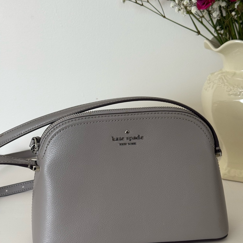 Kate Spade Light Gray Crossbody Bag
